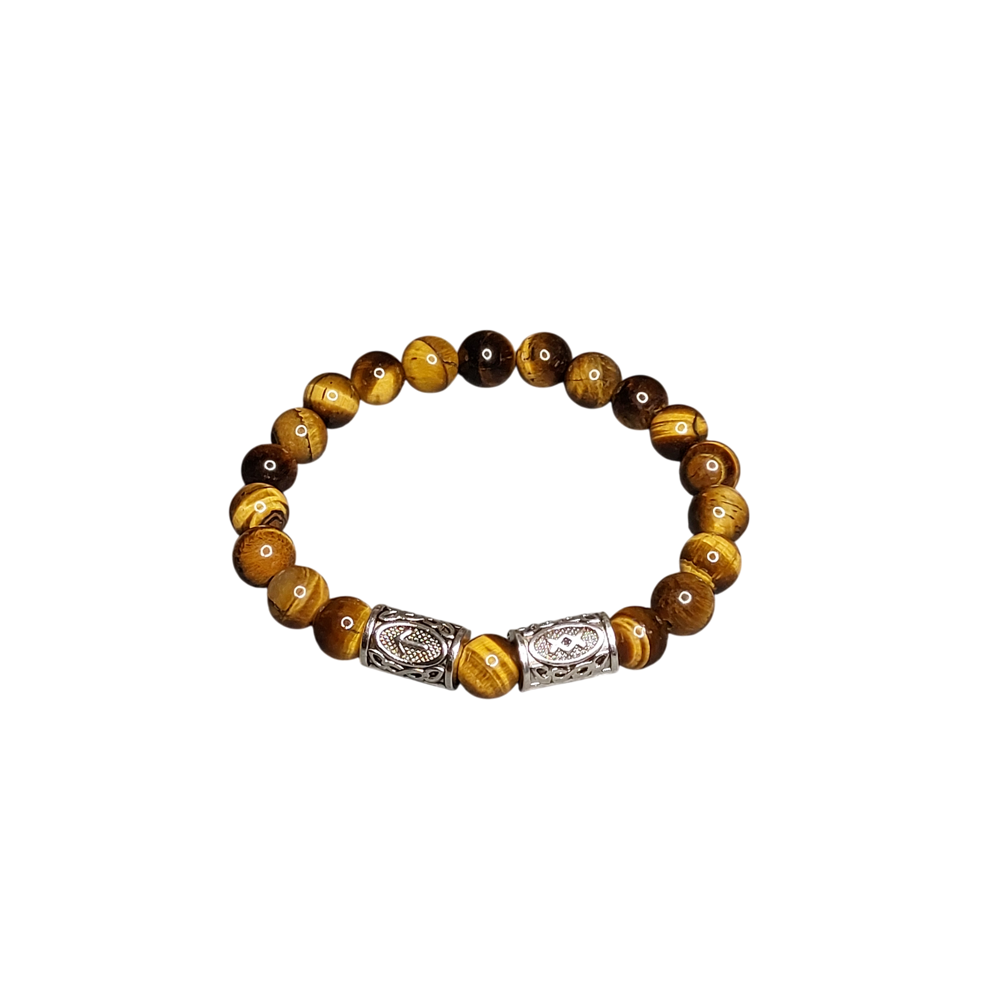 Рунічний браслет з тигровим оком 